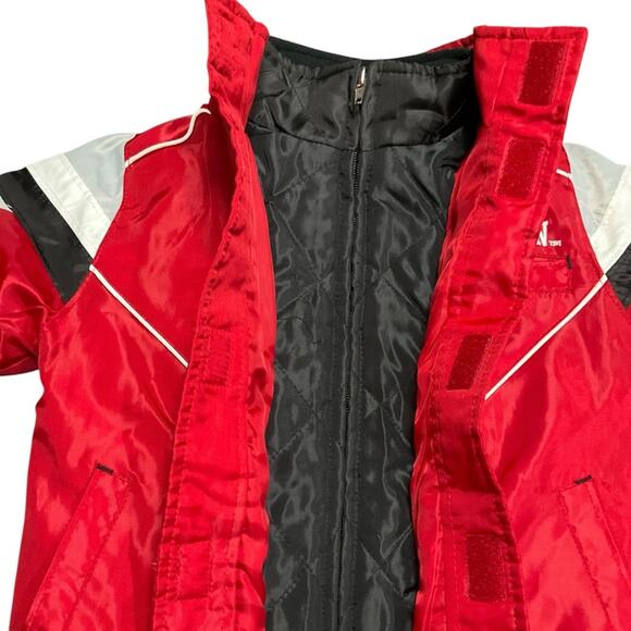 Adidas Boy’s Jacket Wisconsin Red Black Size 12 Month’s EUC - Picture 6 of 12